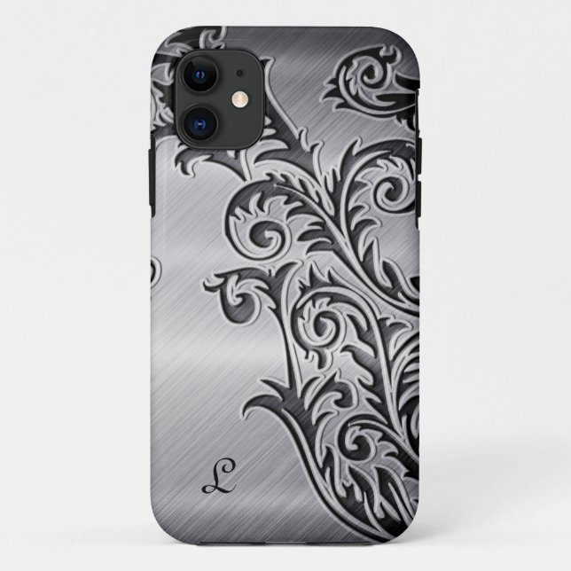 Monogram Customisable Etched IPhone 5/5S Case (Back)