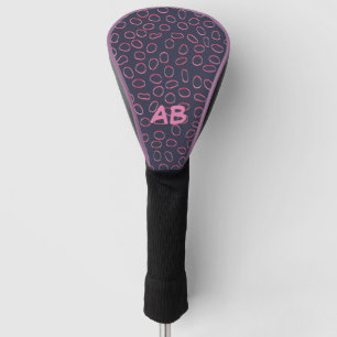 Monogram Customisable Unique Pattern Golf Head Cover