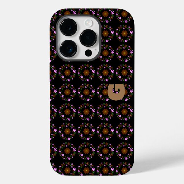  Monogram Customise Home Decor Case-Mate iPhone Case (Back)