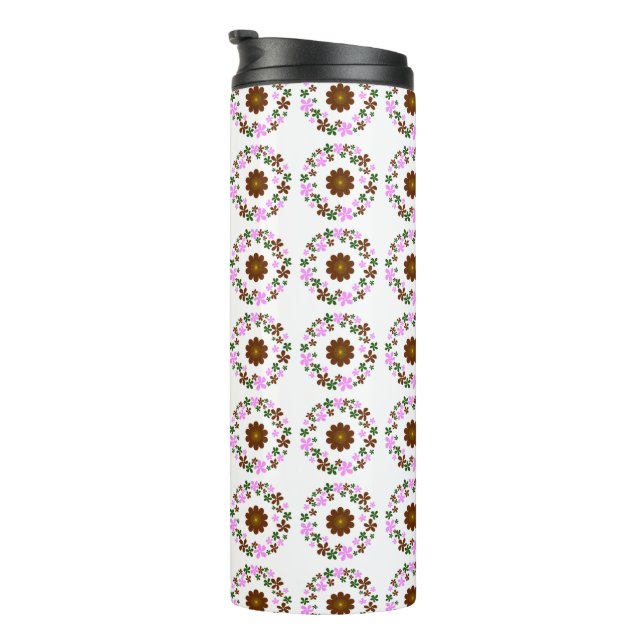 Monogram Customise Wedding Thermal Tumbler (Rotated Right)