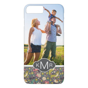 Monogram   Cute Forest Animals Pattern Case-Mate iPhone Case