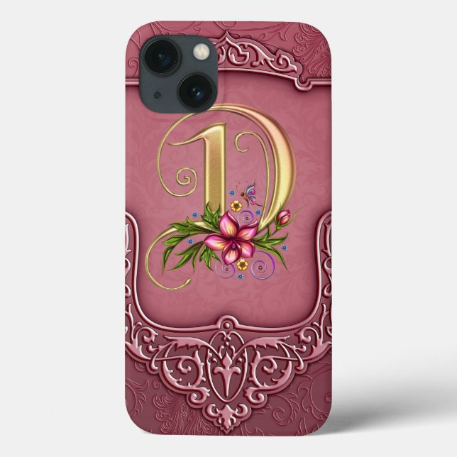 Monogram D iPad Air Case (Back)