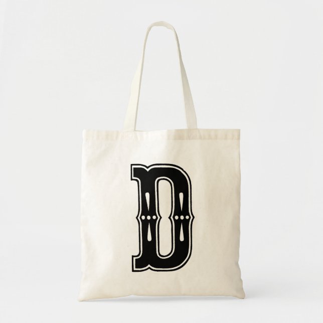 Monogram "D" Tote Bag (Front)