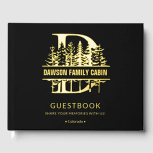 Monogram D Vacation Rental Cabin House Lake House  Guest Book