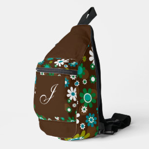 Monogram Daisies  Sling Bag