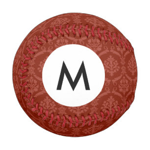 Monogram Damask wallpaper 3 Baseball