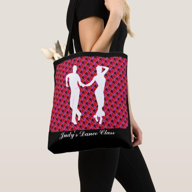 MONOGRAM DANCING COUPLE TOTE BAG (Close Up)