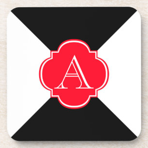 Monogram decoration coaster