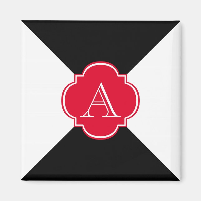 Monogram decoration magnet (Front)