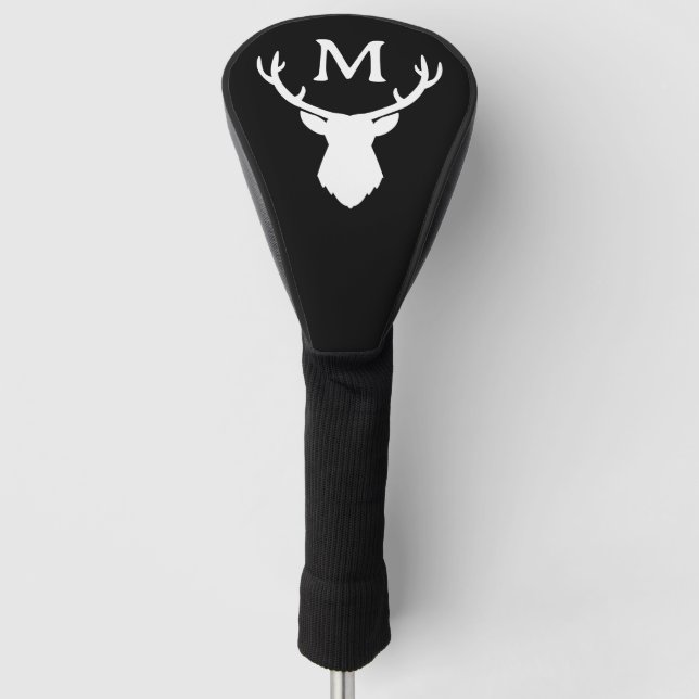 Monogram Deer Golf Head Cover (Front)