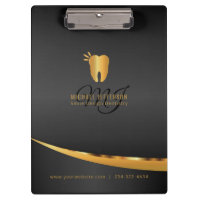 Monogram Dentist Office - Black and Gold