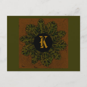 Monogram Design 03, Postcard