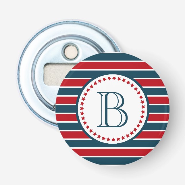 Monogram design bottle opener (Front)