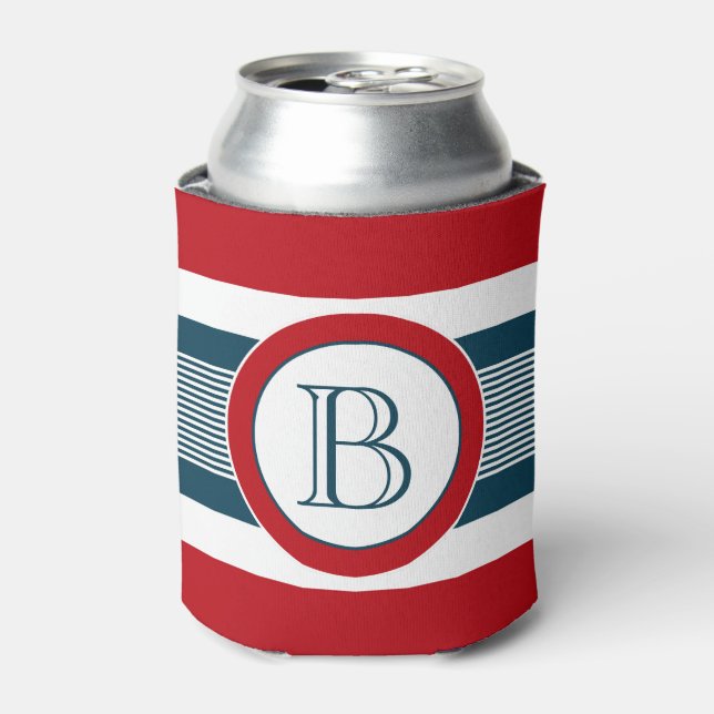 Monogram design can cooler (Can Front)