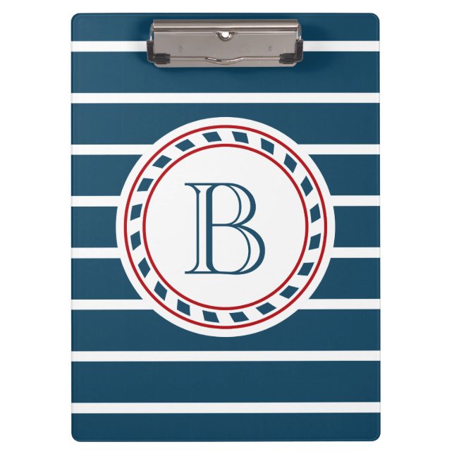 Monogram design clipboard (Front)