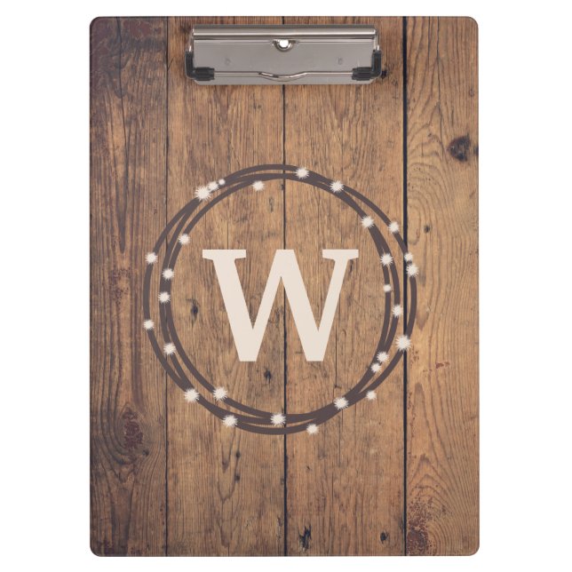 Monogram design clipboard (Front)
