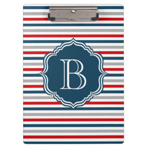 Monogram design clipboard