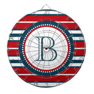 Monogram design dartboard