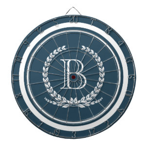 Monogram design dartboard