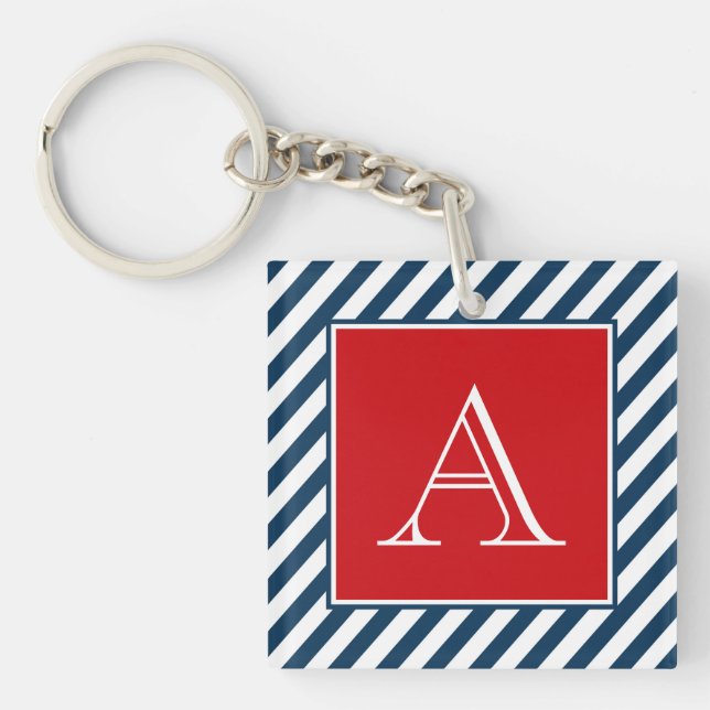 Monogram design key ring (Front)