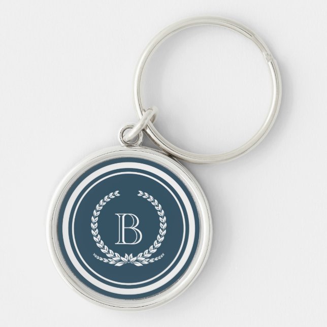 Monogram design key ring (Front)