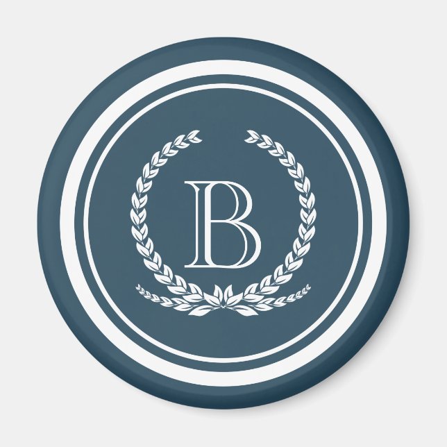 Monogram design magnet (Front)