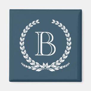 Monogram design magnet