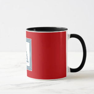 Monogram design mug