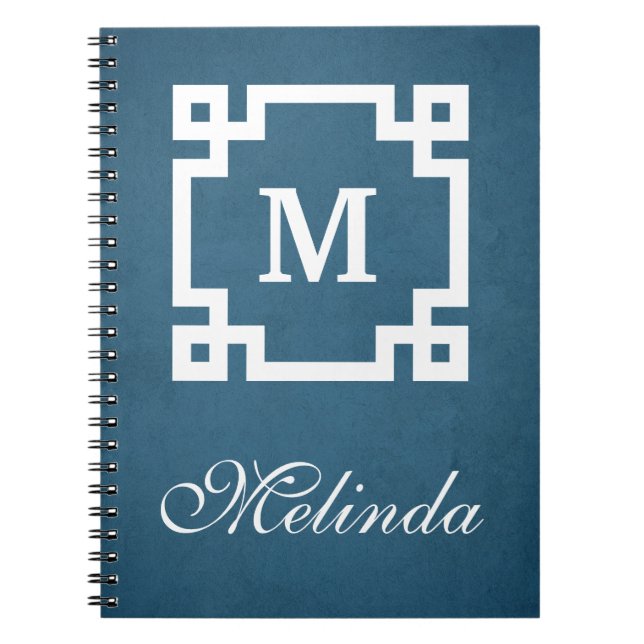 Monogram design notebook (Front)