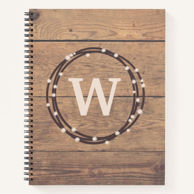 Monogram design notebook (Front)
