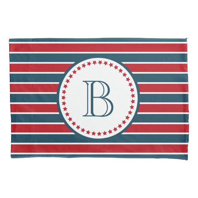 Monogram design pillowcase (Front)