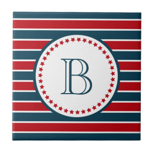 Monogram design tile