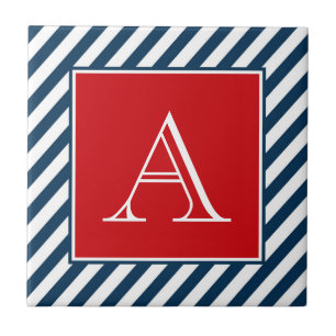 Monogram design tile