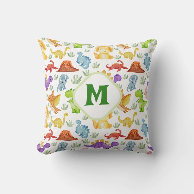 Monogram Dinosaur Exclusive  Cushion (Front)