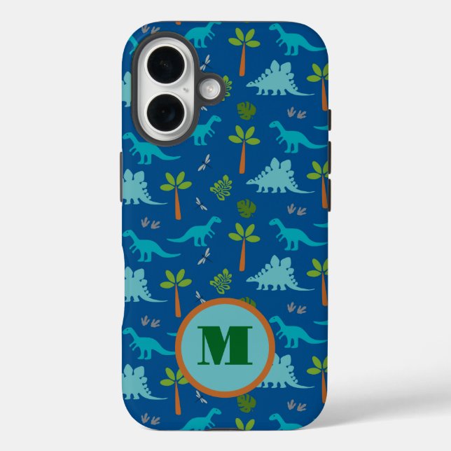 Monogram Dinosaur iPhone / iPad case (Back)