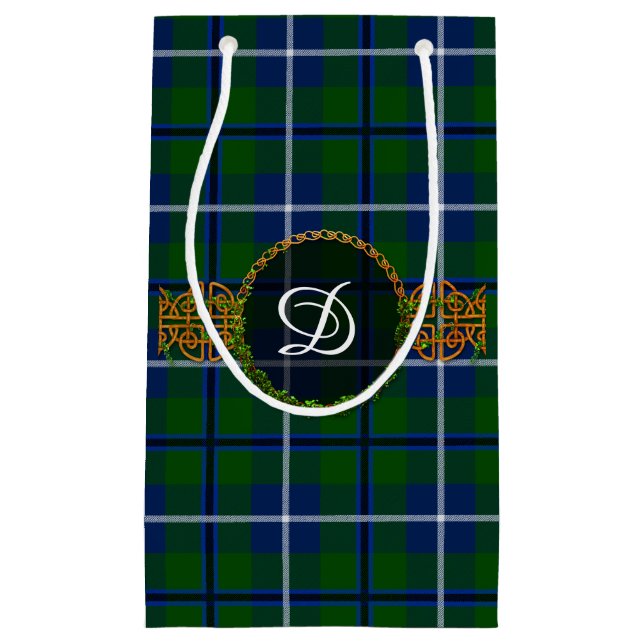 Monogram Douglas Tartan Small Gift Bag (Front)