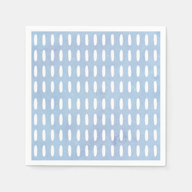 Monogram drop pattern napkin (Front)