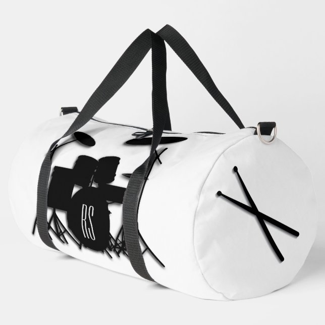 Monogram Drum Set Duffle Bag (Left Corner)