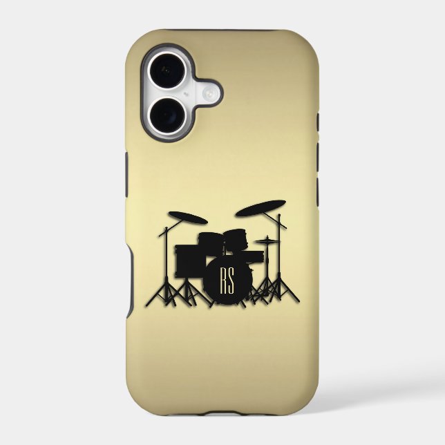 Monogram Drum Set Gold (Back)