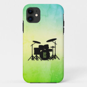 Monogram Drum Set Green Case-Mate iPhone Case