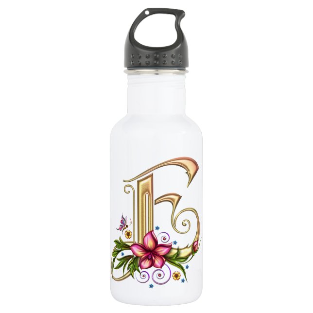 Monogram E 32 oz PBA FREE 532 Ml Water Bottle (Front)