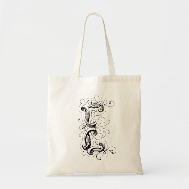 Monogram "E" Tote Bag (Front)