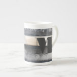 Monogram | Earth & Smoke I Bone China Mug<br><div class="desc">Home Décor</div>