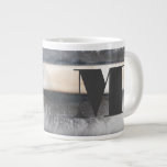 Monogram | Earth & Smoke I Large Coffee Mug<br><div class="desc">Home Décor</div>
