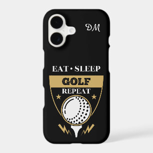 Monogram Eat Sleep Golf Repeat
