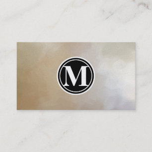 Monogram Elegant and Abstract Background Business Card