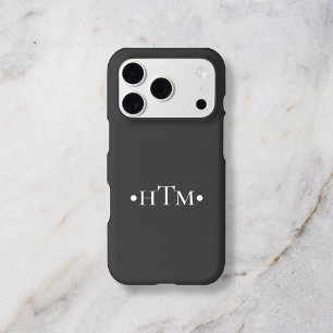 Monogram Elegant Minimal Black