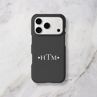 Monogram Elegant Minimal Black