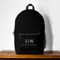 Monogram Elegant Minimal Black