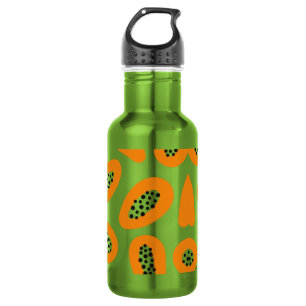 Monogram Elegant Papaya Pattern 532 Ml Water Bottle